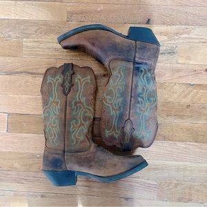 Justin Square Toe Western Boot